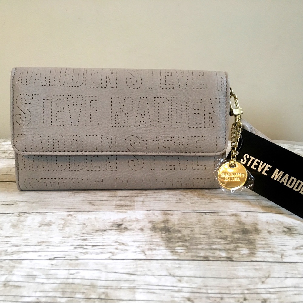 Steve Madden Wallet Wristlet - Cream Color - Picture 7 of 7